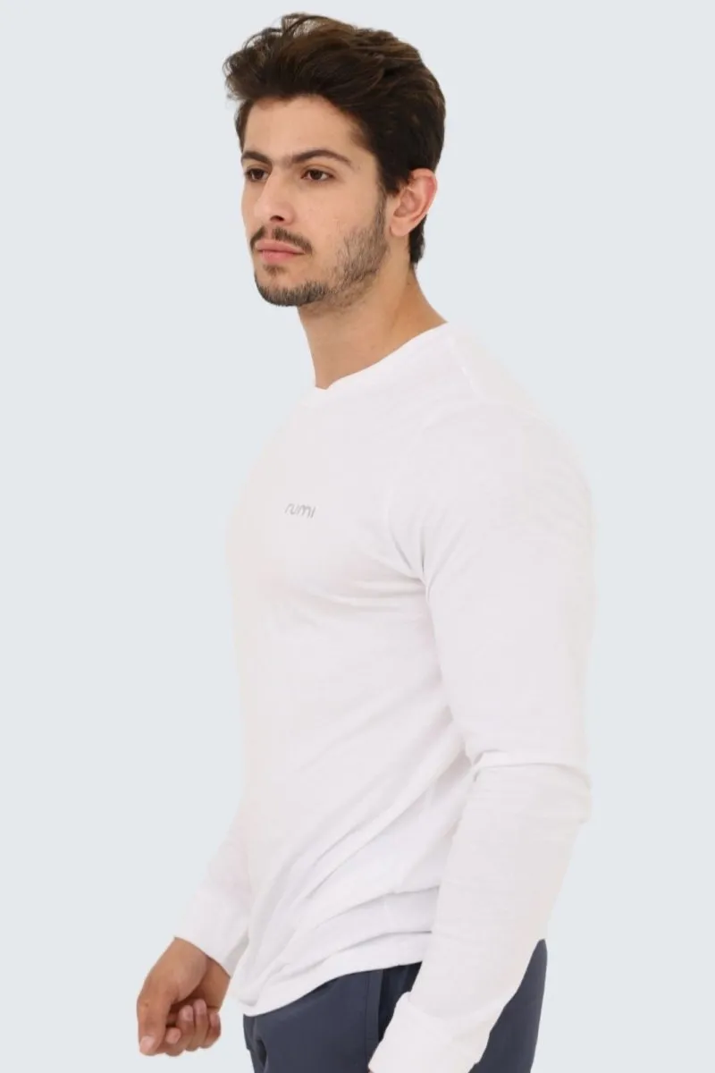 M Sun Day Tee Long Sleeve - Snow