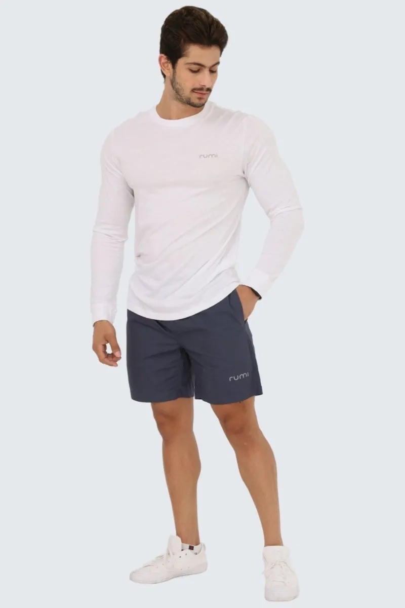 M Sun Day Tee Long Sleeve - Snow