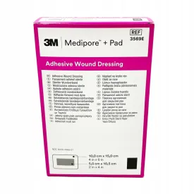 Medipore Low Adherent Absorbent Pad 10 X 15cm