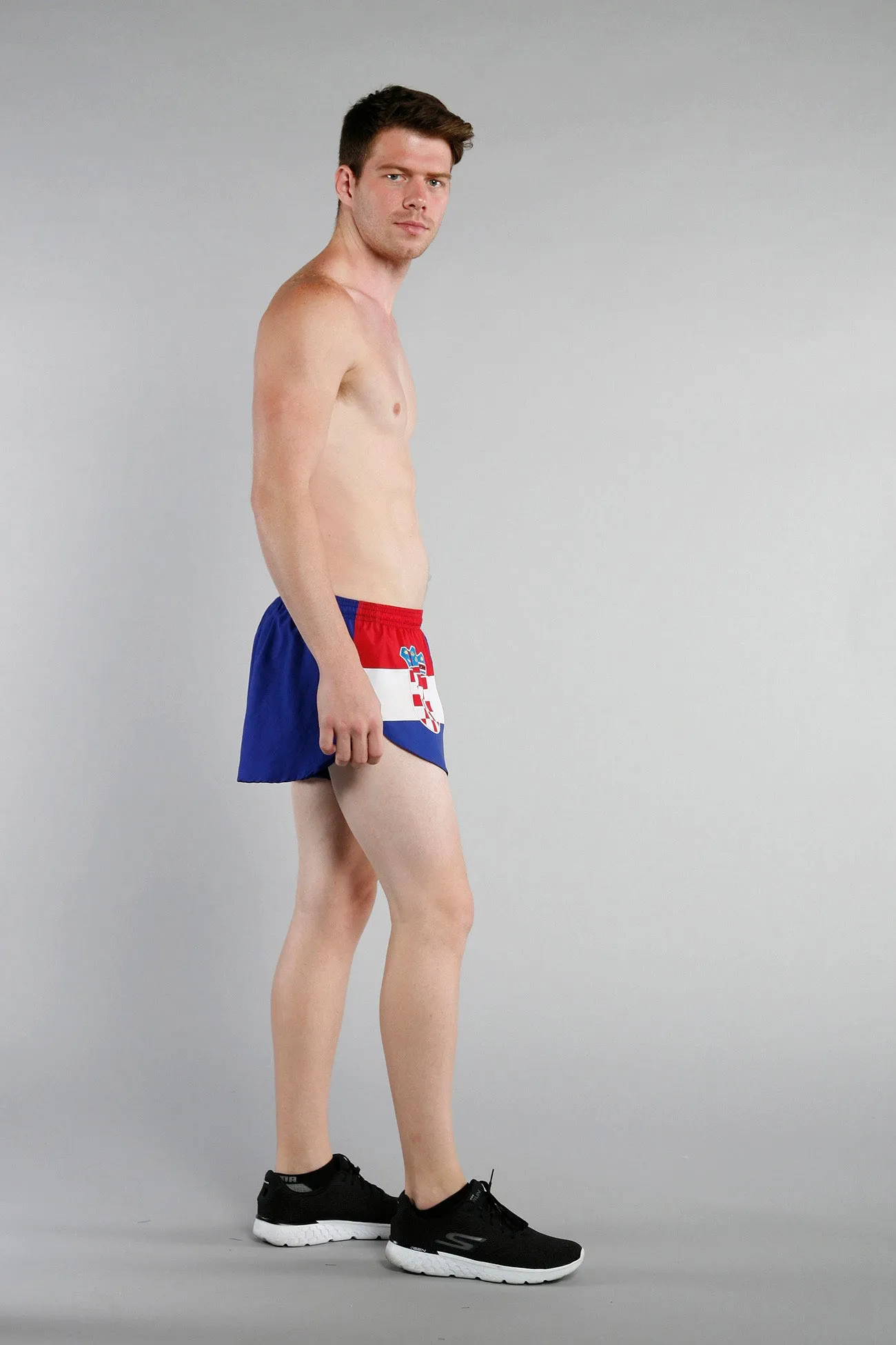 Men's Flag 1" Elite Split Shorts [C] - Croatia