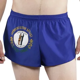 Men's Flag 1" Elite Split Shorts [J-L] - Kentucky
