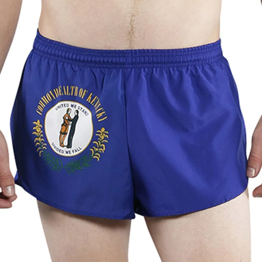 Men's Flag 1" Elite Split Shorts [J-L] - Kentucky