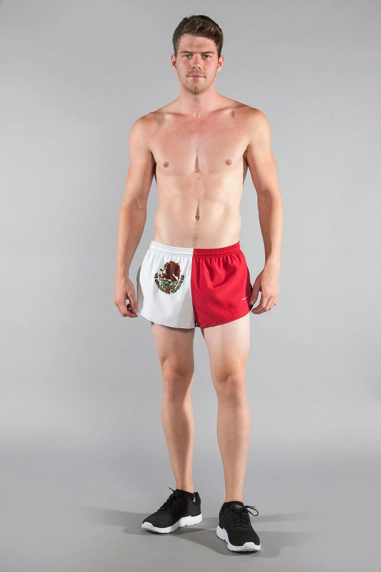 Men's Flag 1" Elite Split Shorts [M] - Mexico