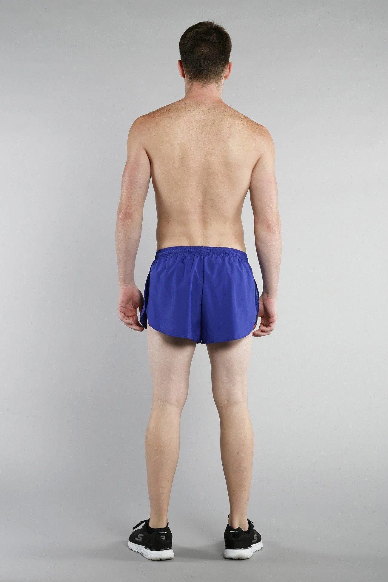 Men's Flag 1" Elite Split Shorts [N] - North Dakota