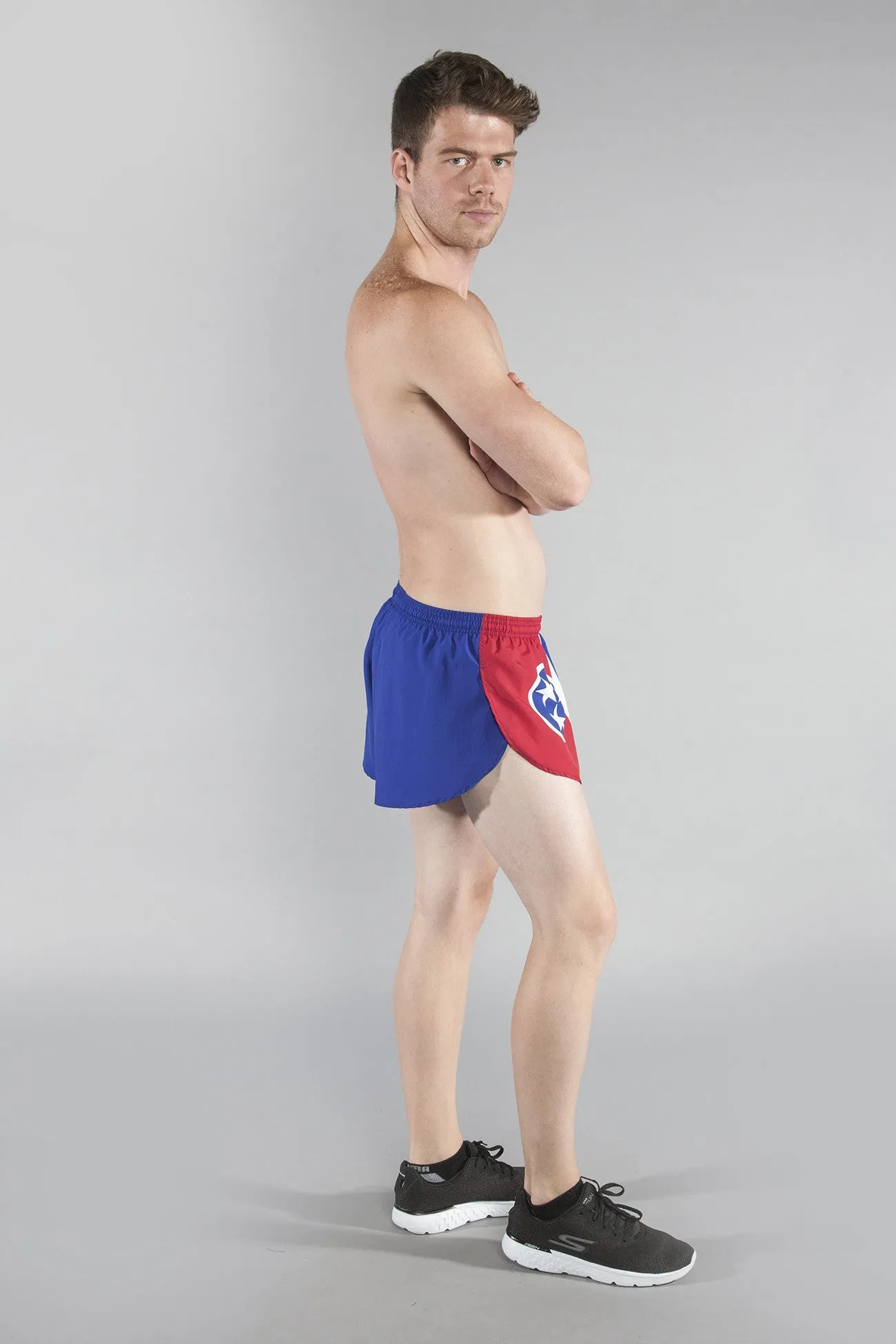 Men's Flag 1" Elite Split Shorts [S-T] - Tennessee