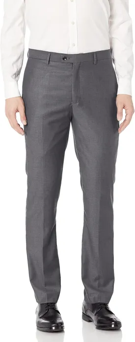 Men's Slim Fit Solid Dress Pants