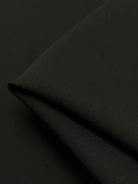 Mercerised Cotton - Black - 150cm