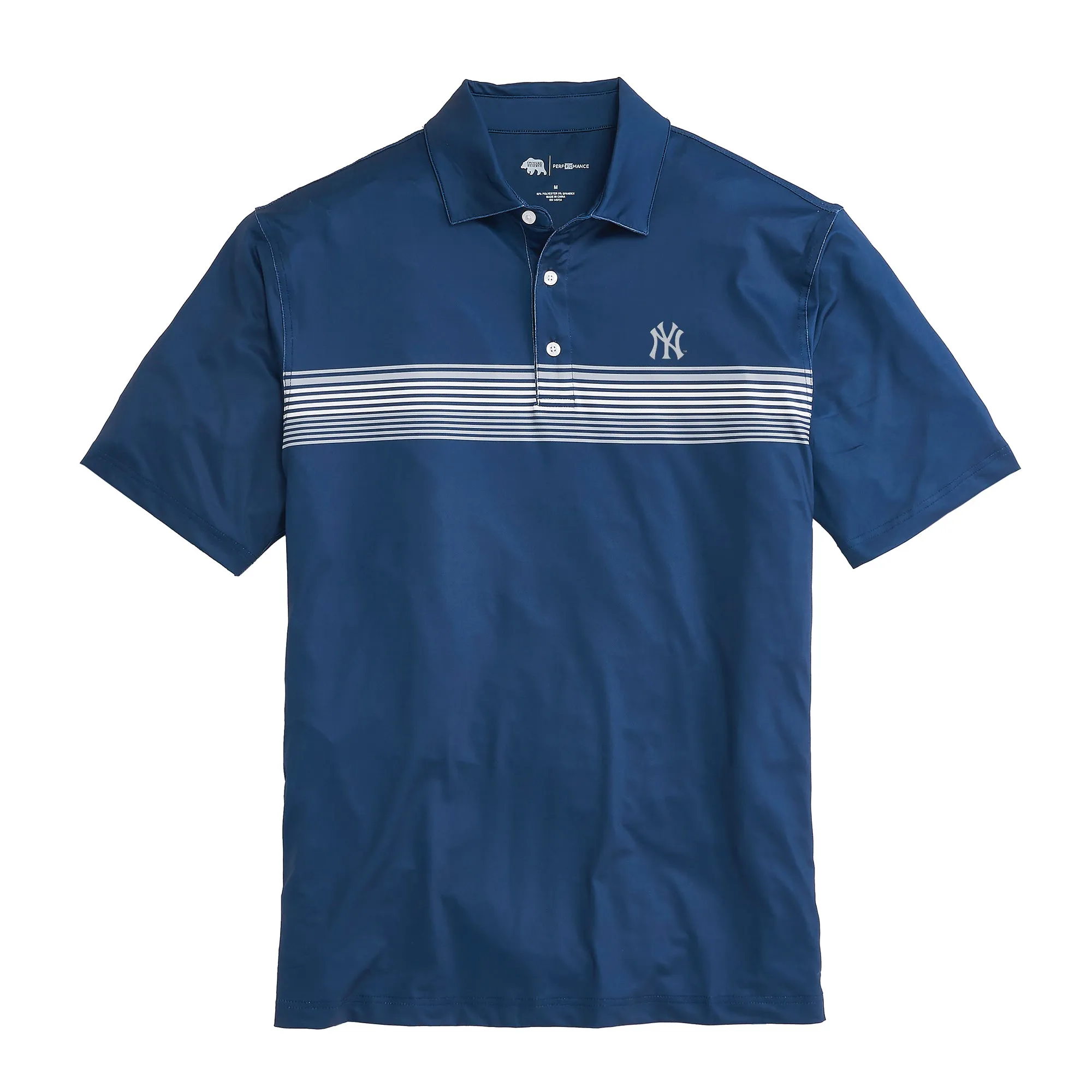 New York Yankees Prestwick Printed Performance Polo