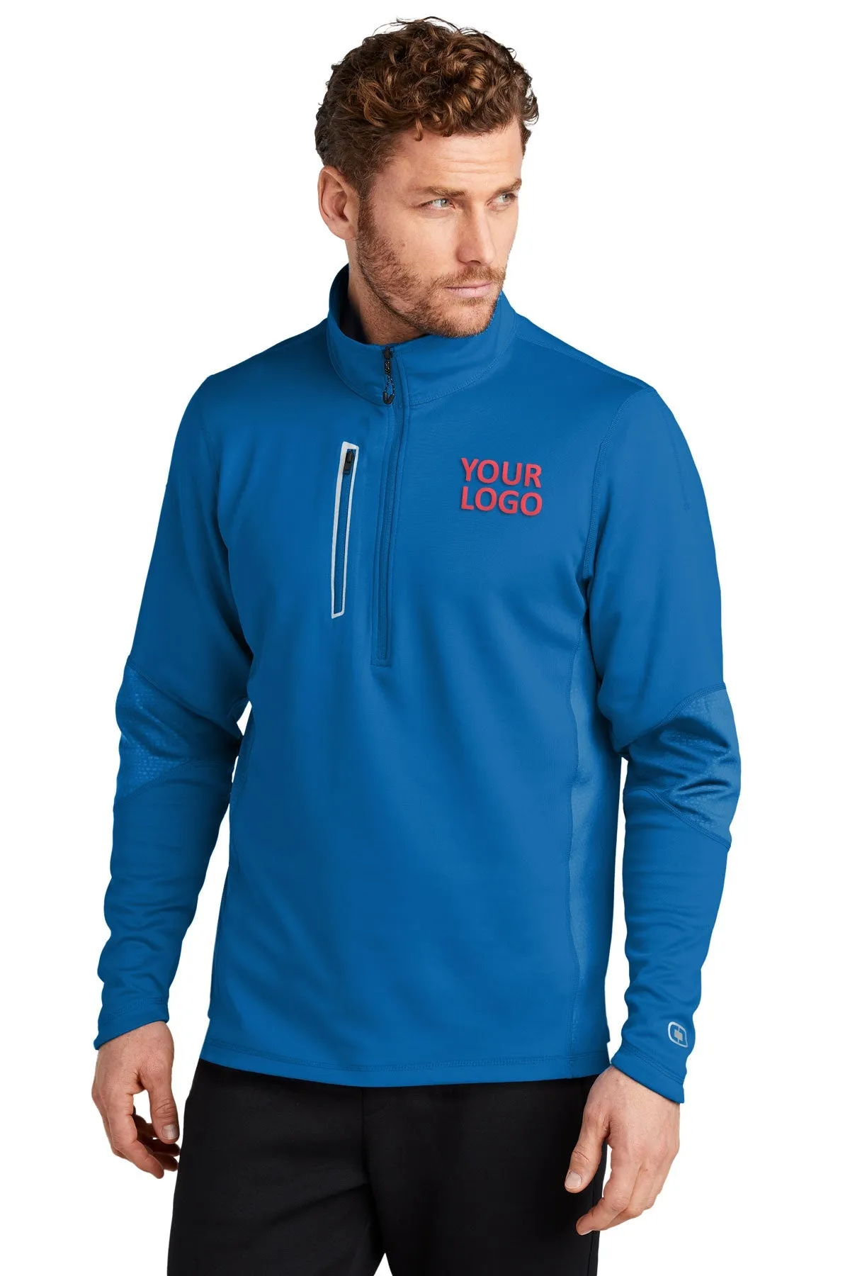 OGIO ENDURANCE Fulcrum Custom Quarter-Zips, Electric Blue