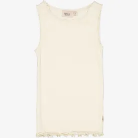 Rib Top - eggshell