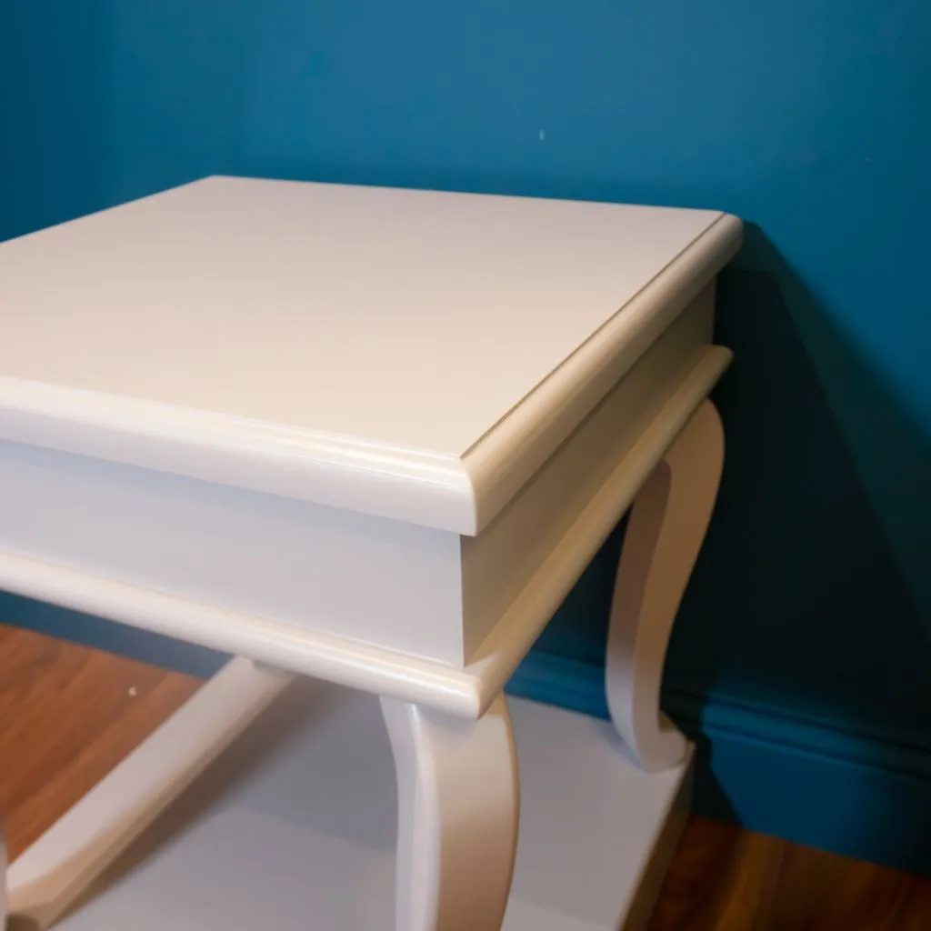 Scroll Grey End Table by Tara Lane