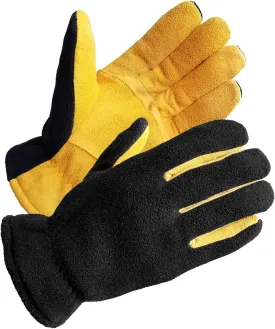 SKYDEER Super Soft and Warm Winter Gloves with Deersplit Leather Suede and 3M Thinsulate Insulation for Cold Weather