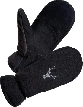 SKYDEER Upgraded Winter Mittens with Soft Deerskin Suede Leather & Thermal Polar Fleece & Warm C100G 3M Thinsulate Insulation