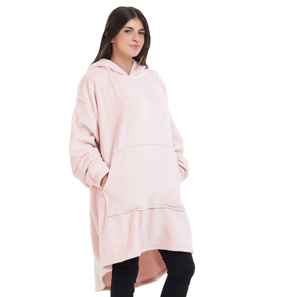 Snuggs Blanket Hoodie Dusty Rose