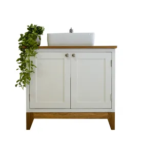 The Nordic Single Vanity - With Stone Top