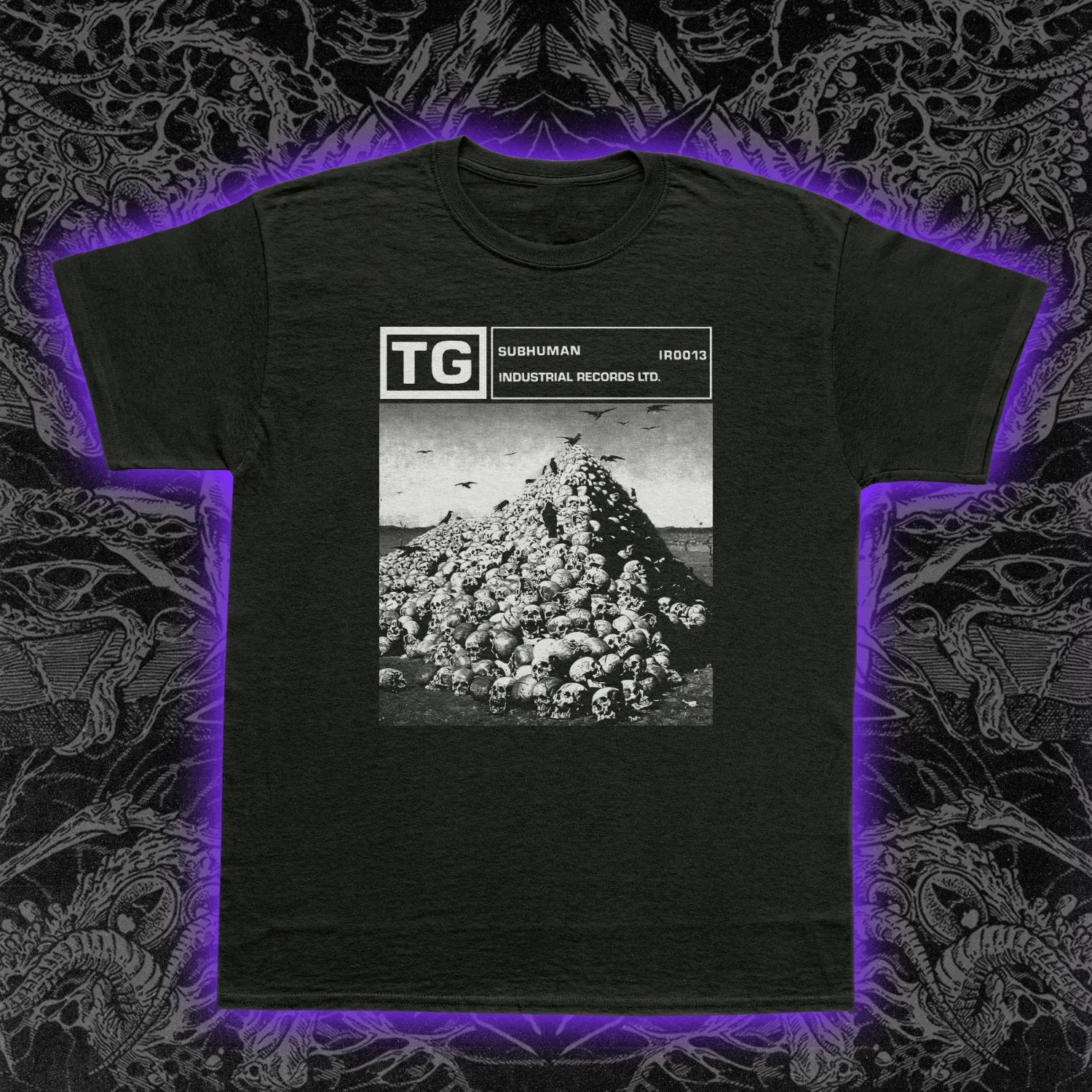 Throbbing Gristle Subhuman Slim Fit Tee