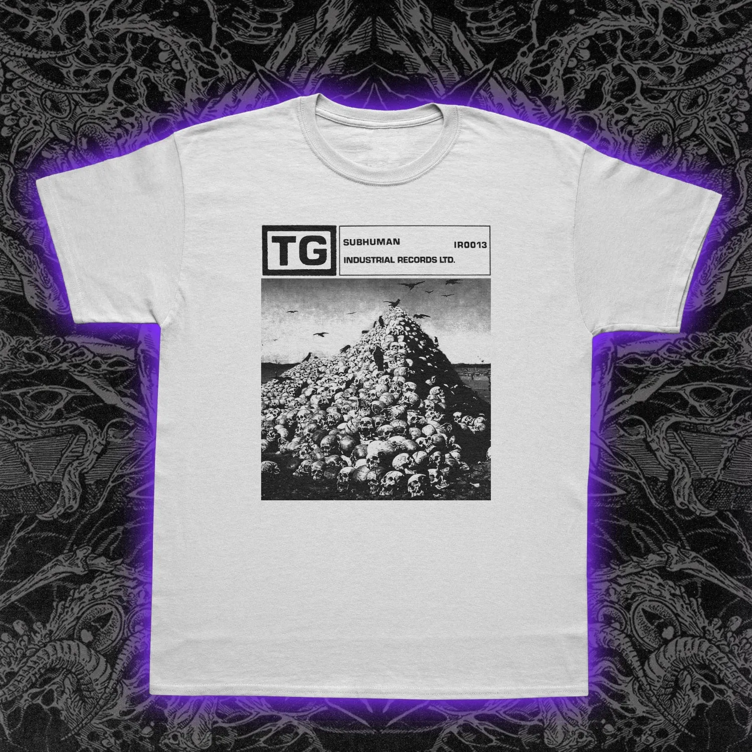 Throbbing Gristle Subhuman Slim Fit Tee