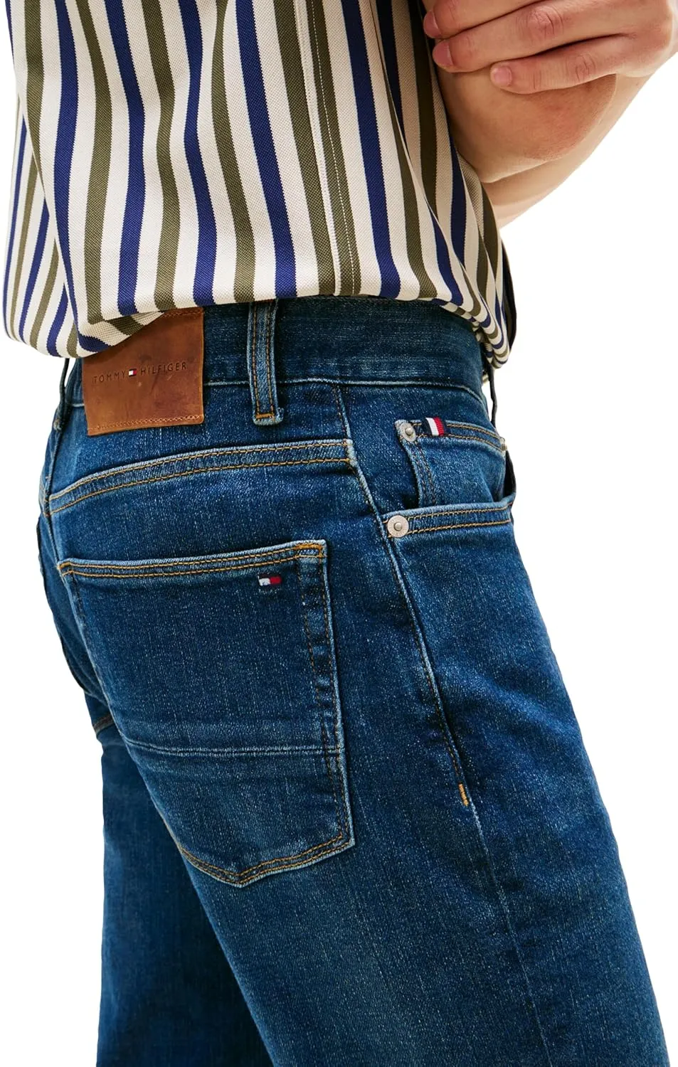 Tommy Hilfiger Slim Fit Stretch Jeans for Men