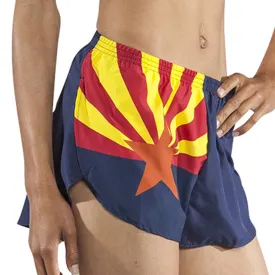 Women's 1" Elite Split Flag Shorts [A-D] - Arizona