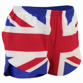 Women's 1" Elite Split Flag Shorts [E-M] - Great Britain