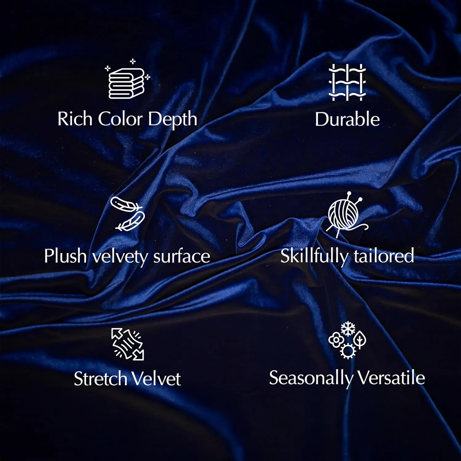 Women's Cropped Velvet Blazer Elegant Open Front Dressy Jacket with Long Sleeves, Business Casual Blazer for Work