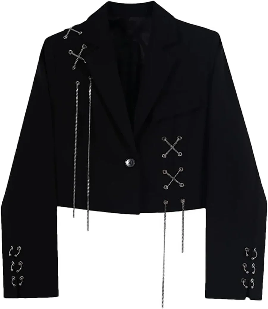 Women's Lightweight Casual Long Sleeve Work Office Cardigan Blazer Jacket