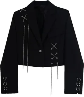 Women's Lightweight Casual Long Sleeve Work Office Cardigan Blazer Jacket