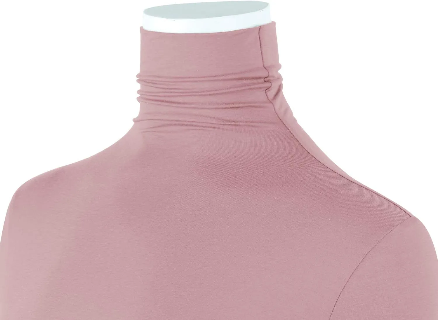 Women's Long Sleeve Lightweight Turtleneck Top Pullover Casual Active Layer Tops Shirts