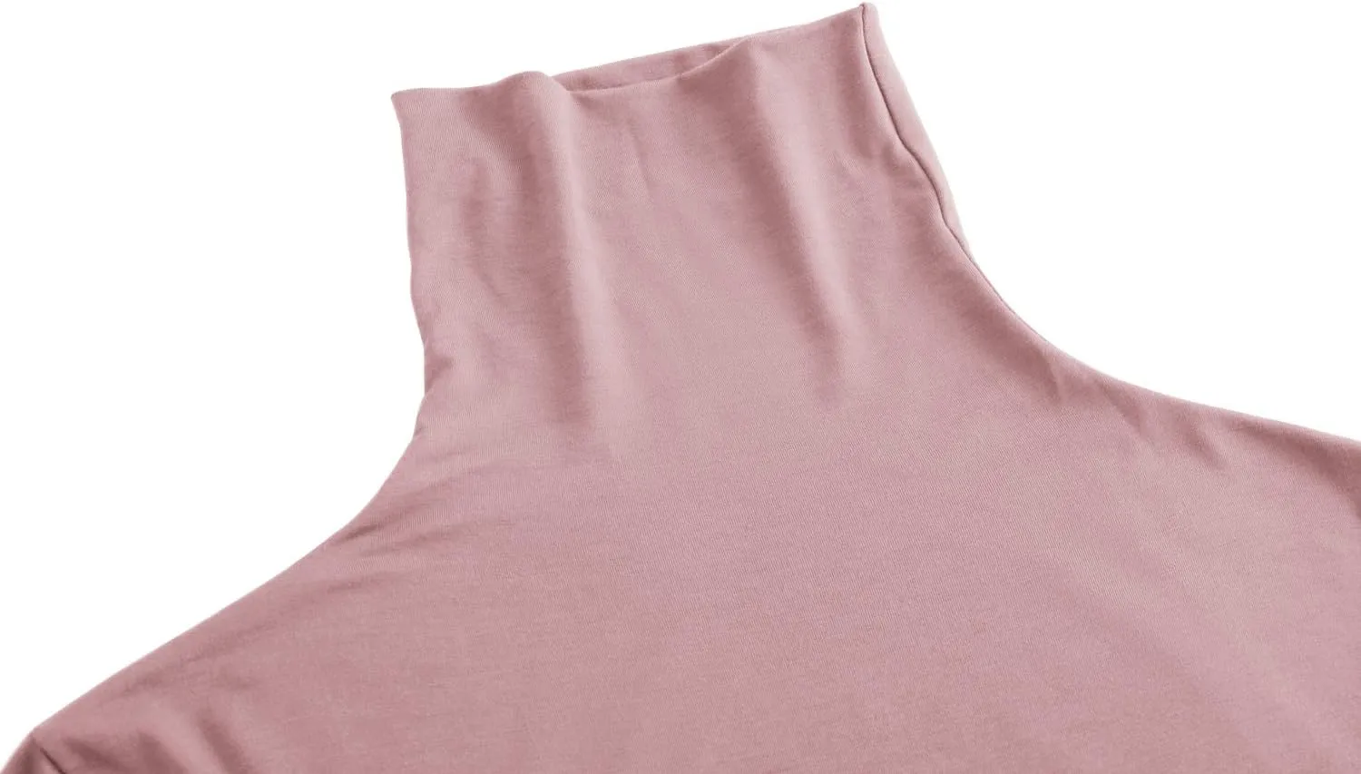 Women's Long Sleeve Lightweight Turtleneck Top Pullover Casual Active Layer Tops Shirts