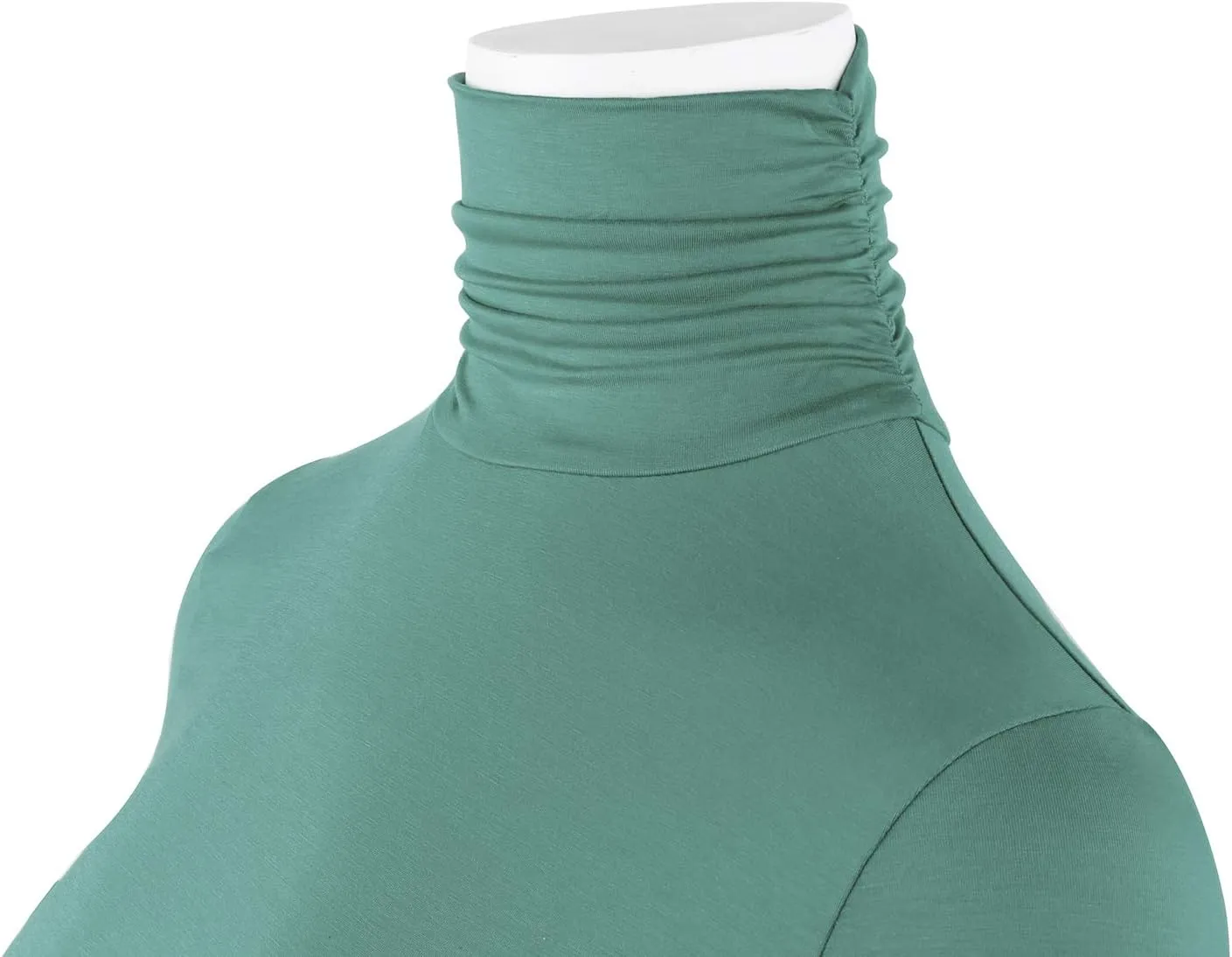 Women's Long Sleeve Lightweight Turtleneck Top Slim Fit Pullover T-Shirt (S-XXL)