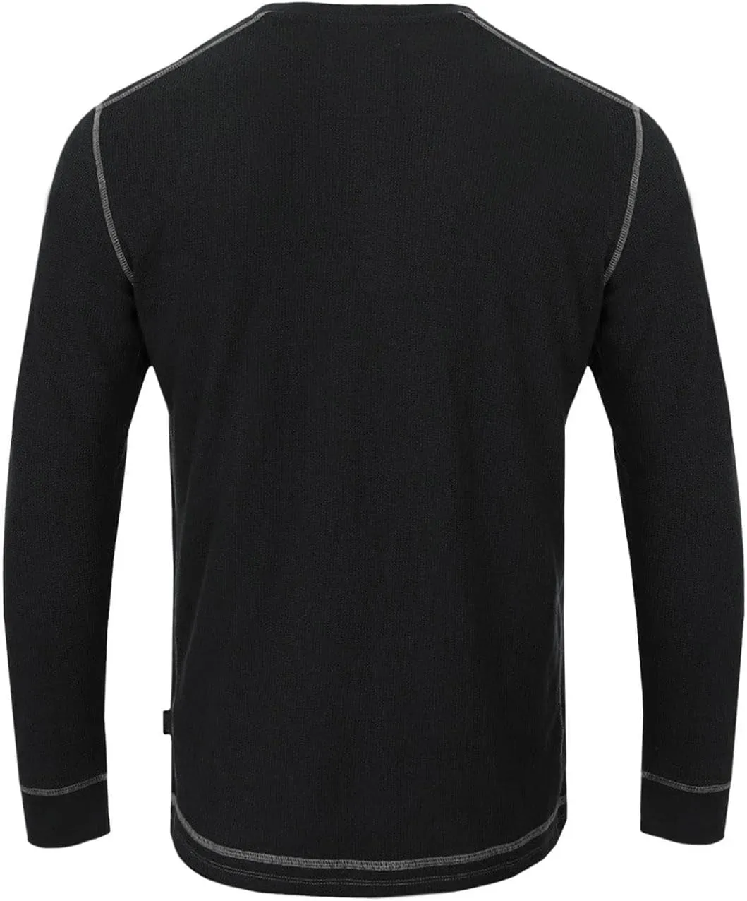 ZIMEGO Men's Long Sleeve Waffle Henley Lightweight Thermal Pullover T-Shirts